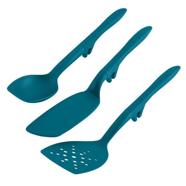 Rachael Ray Rachael Ray 47913 Tools & Gadgets Lazy Spoon; Flexi Turner Set - Teal; 3 Piece 47913